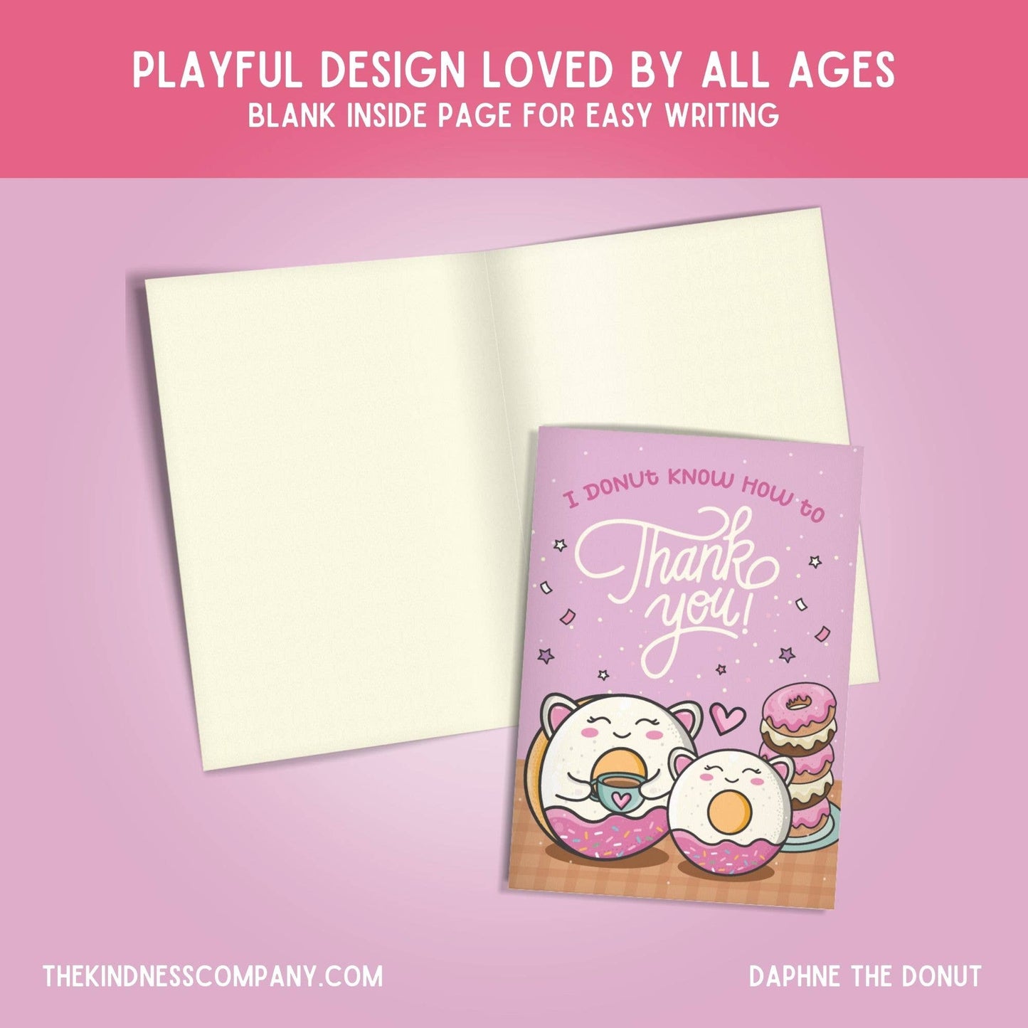 Thank You Card & Donut Crochet Pattern