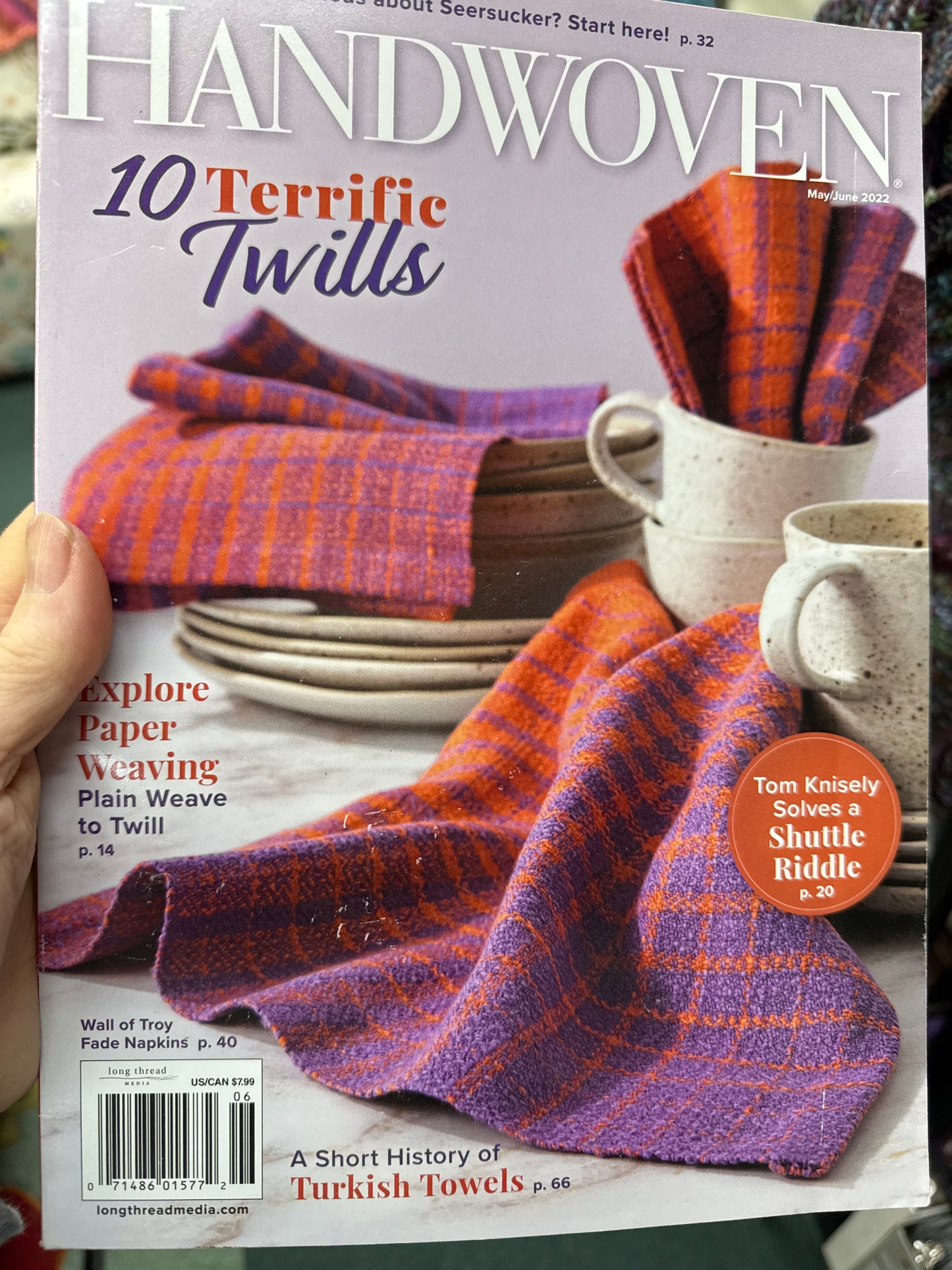 Long Thread Media Magazines - Handwoven May/June 22