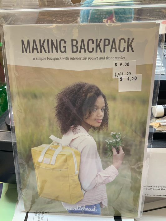 Noodlehead Making Backpack