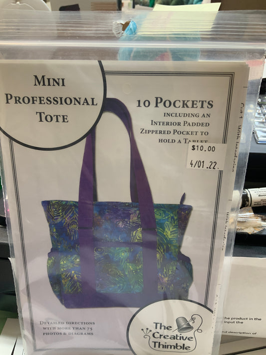 Mini Professional Tote 10 pockets