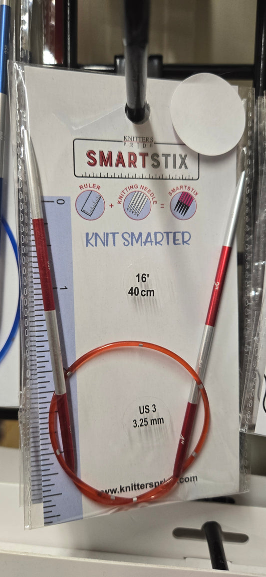 Knitter's Pride Smart Stix 16" Circular Knitting Needles